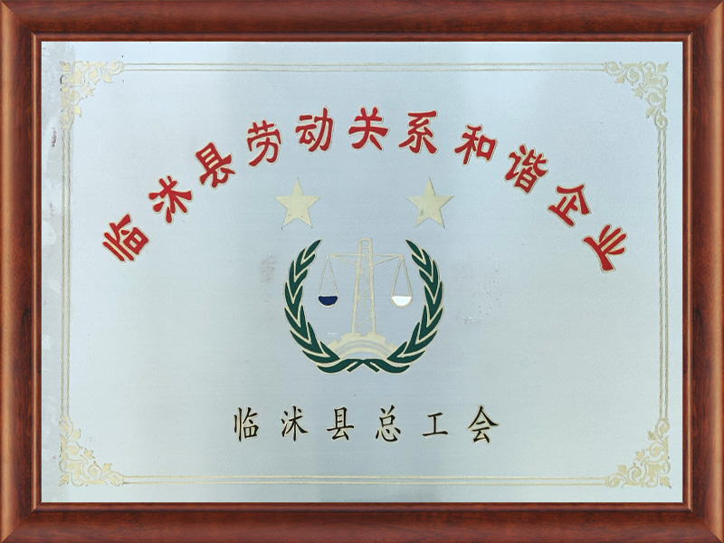 臨沂市勞動關(guān)系和諧企業(yè)